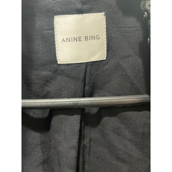Anine Bing Black Sequin Jacket Sz XS - Picture 4 of 7